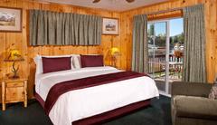 Big Bear Frontier | Big Bear Lake, California | bed in cabin