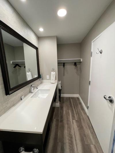 Big Bear Frontier | Big Bear Lake, California | Sink and closet